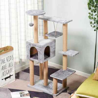 cat climbing e tower condo scratcher post cat bowl house