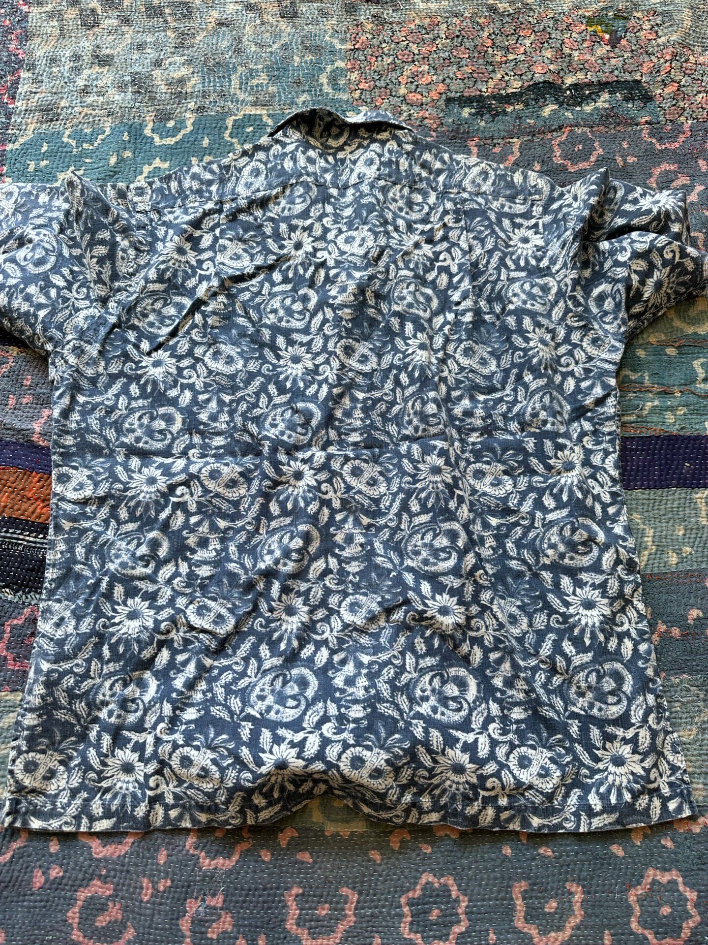 Polo Ralph Lauren Indigo Floral Shirt — front
