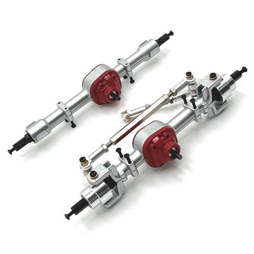 莽牛 1/12 MN82 LC79 MN78 遥控车零配件 金属升级 前后桥总成