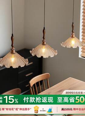 摩灯会 中古饭厅吊灯 2025年新款南洋风三头餐桌灯覆古创意高级感