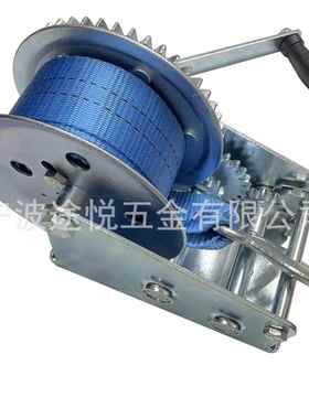 3200LBS织带手摇绞车船用手动绞盘游艇拖车绞盘现货供应