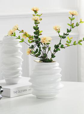架景德镇品陶瓷摆件笔影青笔搁山形笔RPA架文房四宝白瓷工毛艺花