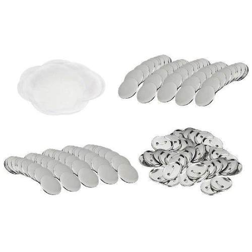 32mm 300 Sets DIY Blank Badge Supplies Pin Materials For