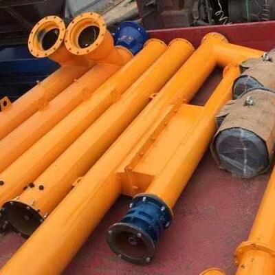 273型4米管式螺旋输送机砂浆煤灰绞龙输送机不锈钢螺旋输送设备