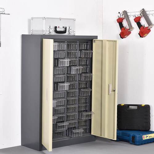 7F-M0025抽零柜抽屉式工具件柜子元件品储物柜螺丝配件样塑料盒整