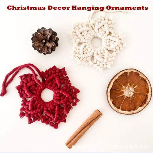 Christmas Tree Macrame Kit Wall Hangings Woven Ornaments