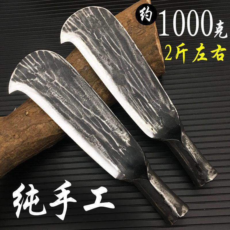 纯手工锻打砍柴刀加厚加重柴刀劈柴农用砍树砍竹子户外开路砍材刀
