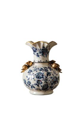 包邮新中式陶瓷花瓶插干花高级感摆件家居美式复古花瓶高级感装饰