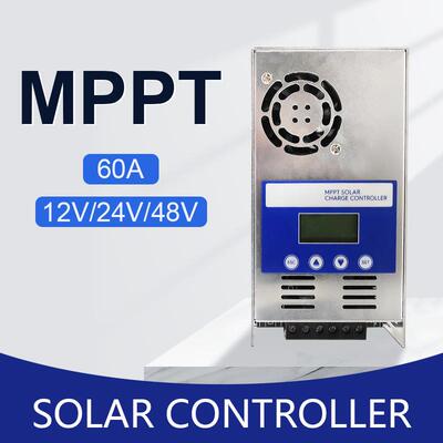 贸易MPPT太阳能控制器12V24V48V通用40A60A光伏180V储能系统