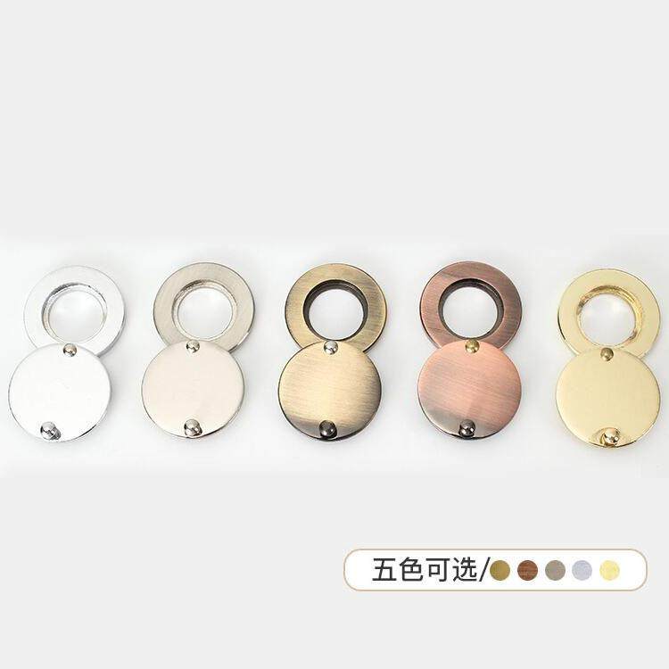 全铜12 14 16MM管径防盗门镜门视器猫眼后盖防偷窥防隐私防小偷