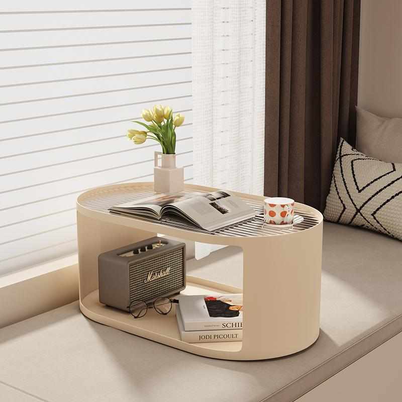 奶油风飘窗茶几小桌子榻榻米茶桌矮桌简约炕桌炕几卧室阳台飘窗桌