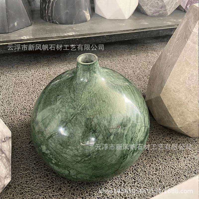 大理石灯具底座石材餐台灯饰工艺品摆件家具配件大理石灯具底座