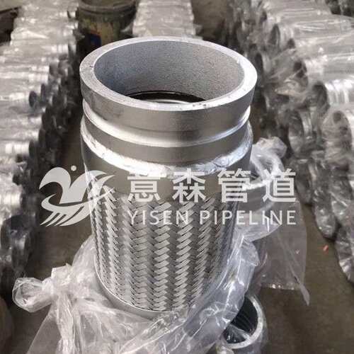 卡箍式沟槽金属编织网软管波纹管软连接DN65/DN80/DN100/DN150