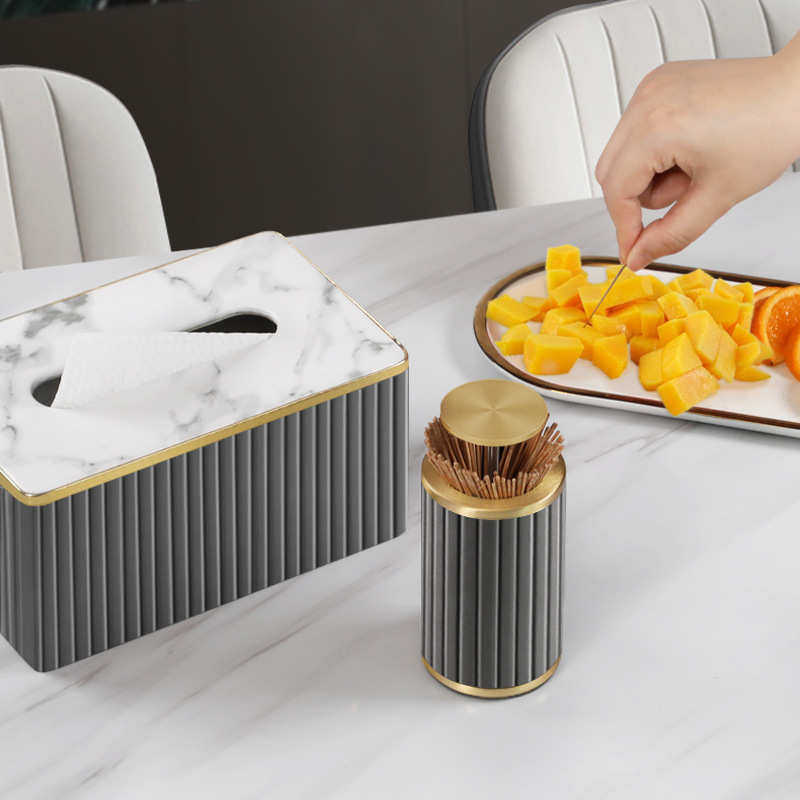 牙签盒创意收纳棉签罐家用高级感牙签桶网红轻奢牙签筒装软装摆件,居家布艺,收纳盒,淘宝优惠券,粉丝福利购,淘宝优惠卷