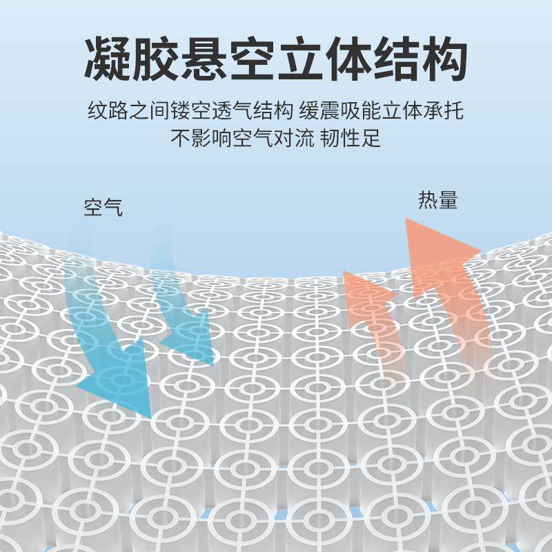 日本夏季凝胶坐垫办公室久坐冰垫透气座椅屁股垫子汽车凉垫椅子垫