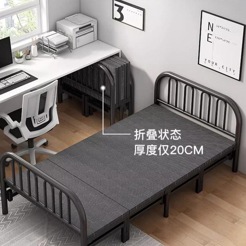 免安装办公室午休便携四折结咨询客服实家用床铺午睡床陪护折床床