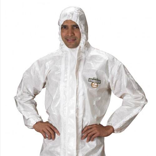 雷克兰凯麦斯2系列CT2S428E连体防护服防尘服防化学飞溅静电服