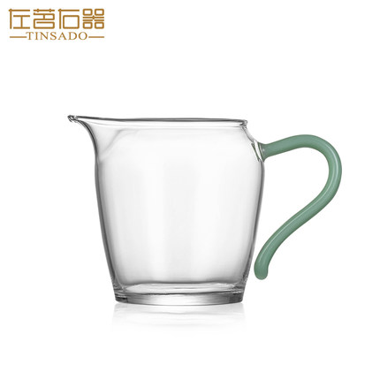 左茗右器玻璃公道杯带茶漏套装公杯日式分茶器茶滤专用大容量茶海