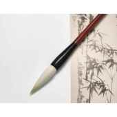 新款 初专用中 纯羊毫细光锋羊毛笔书法隶书篆书长锋软笔楷套毛学装