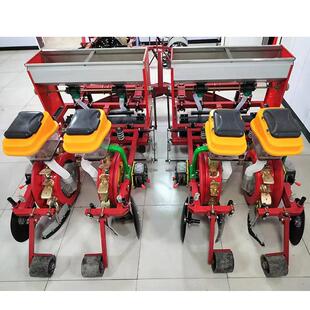 四行玉米播种机农用膜上高粱点播机大豆种植机内蒙古谷子播种机