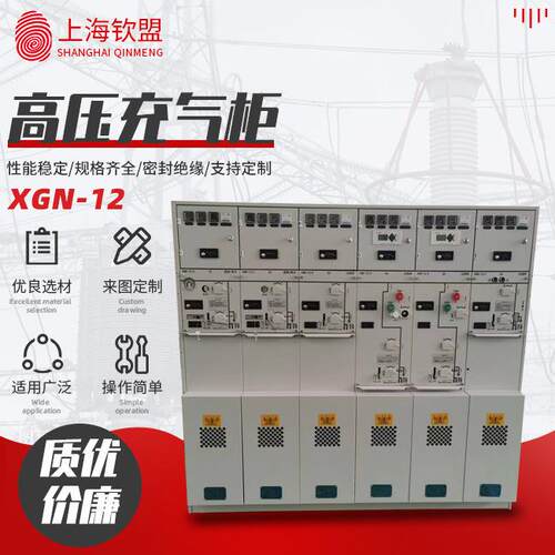 高压充气柜_XGN-12高压中置式开关柜全封闭全绝缘充气柜
