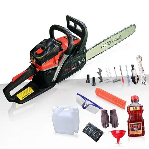 汽油锯大功率伐木锯家用手持砍树二冲程手持式5800动力园林工具