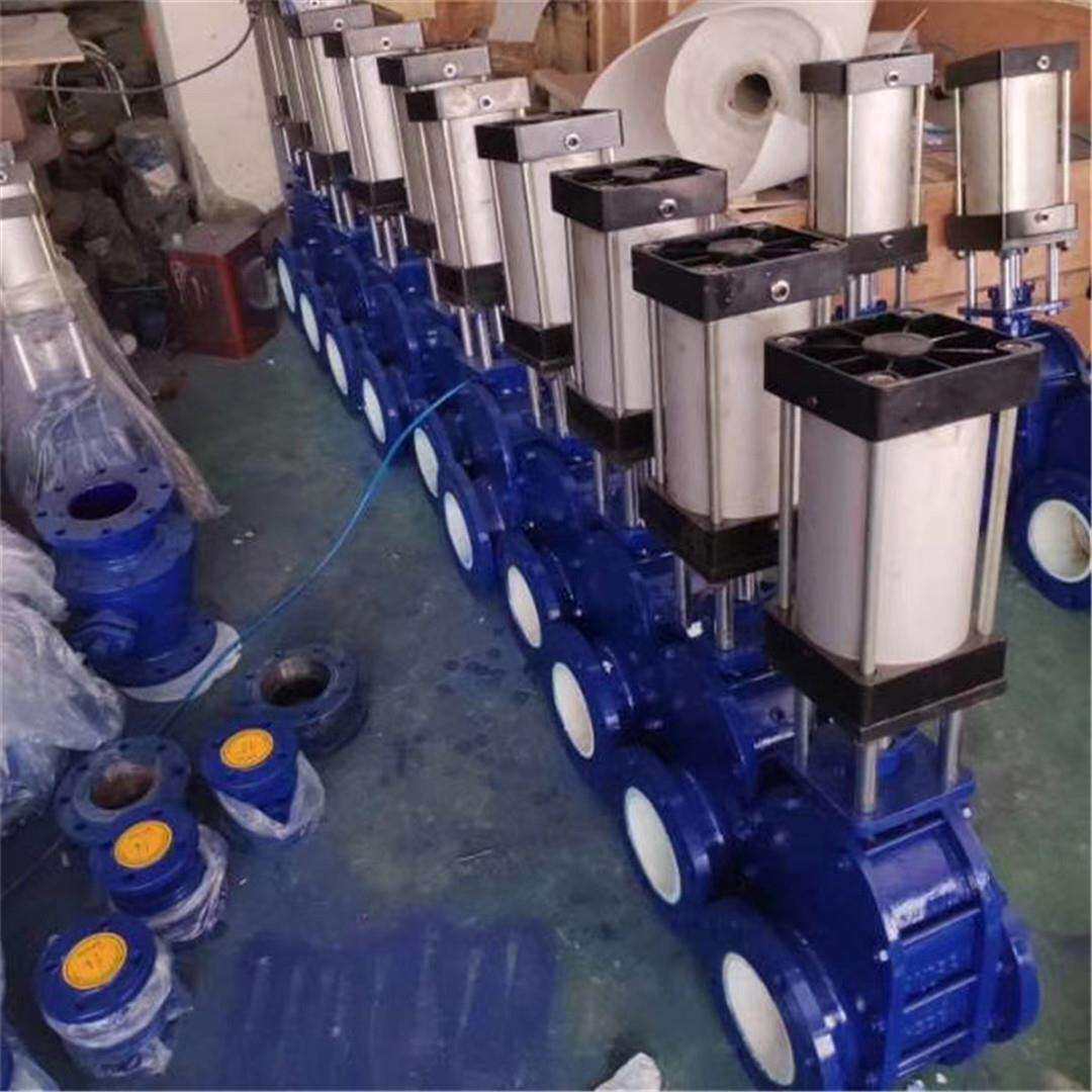 厂家直供Z644TC气动陶瓷双闸板阀出料阀法兰陶瓷闸阀耐磨闸阀