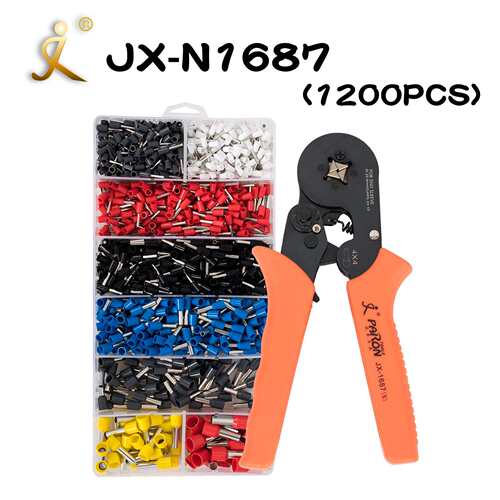 跨境热卖 管式端子4边压接钳组套1200管型端子压线钳组合工具套装