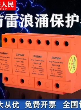 一级浪涌保护器12.5KA15KA25KA50KAT1一级防雷浪涌保护器
