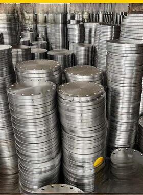 碳钢法兰盲板PN10国标碳钢法兰盖板PN16化工部盲板DN50 65 80 100