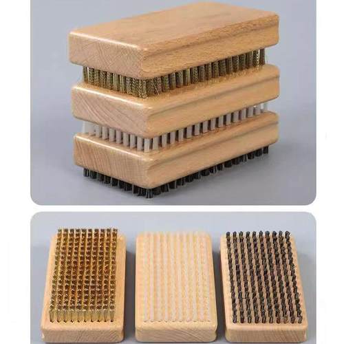 滑雪板单双板打蜡三刷套装铜丝刷尼龙刷马毛刷打磨抛光除蜡去尘