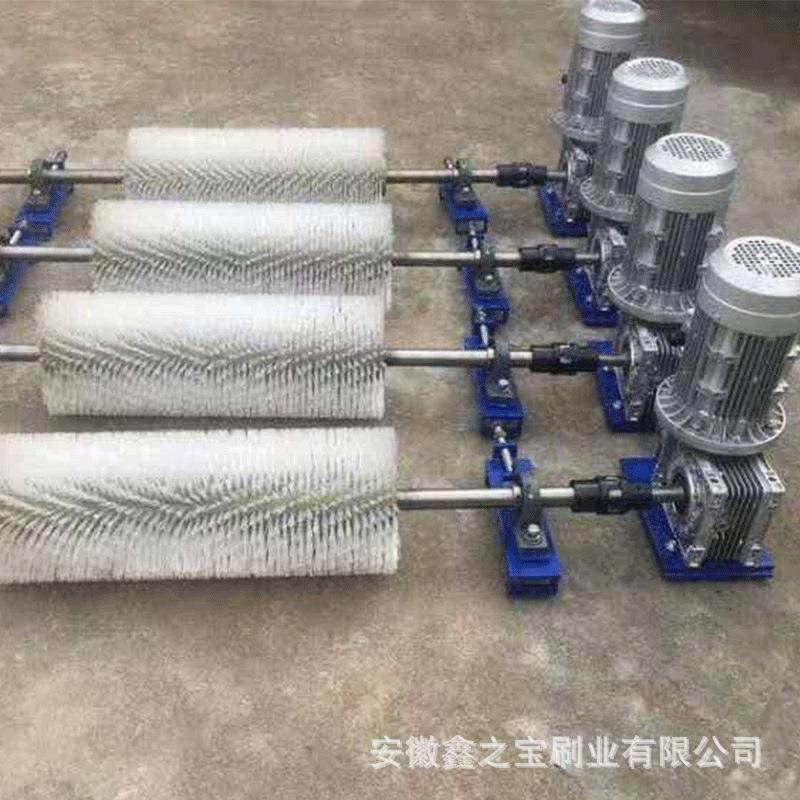 电动毛刷769清无扫器动输送带清扫毛器刷滚力毛刷清扫器