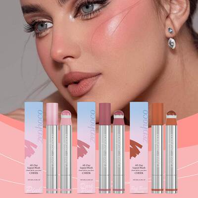 ZEPHOCO Liquid Highlighter Blush and Lip Gloss - Hydrating,