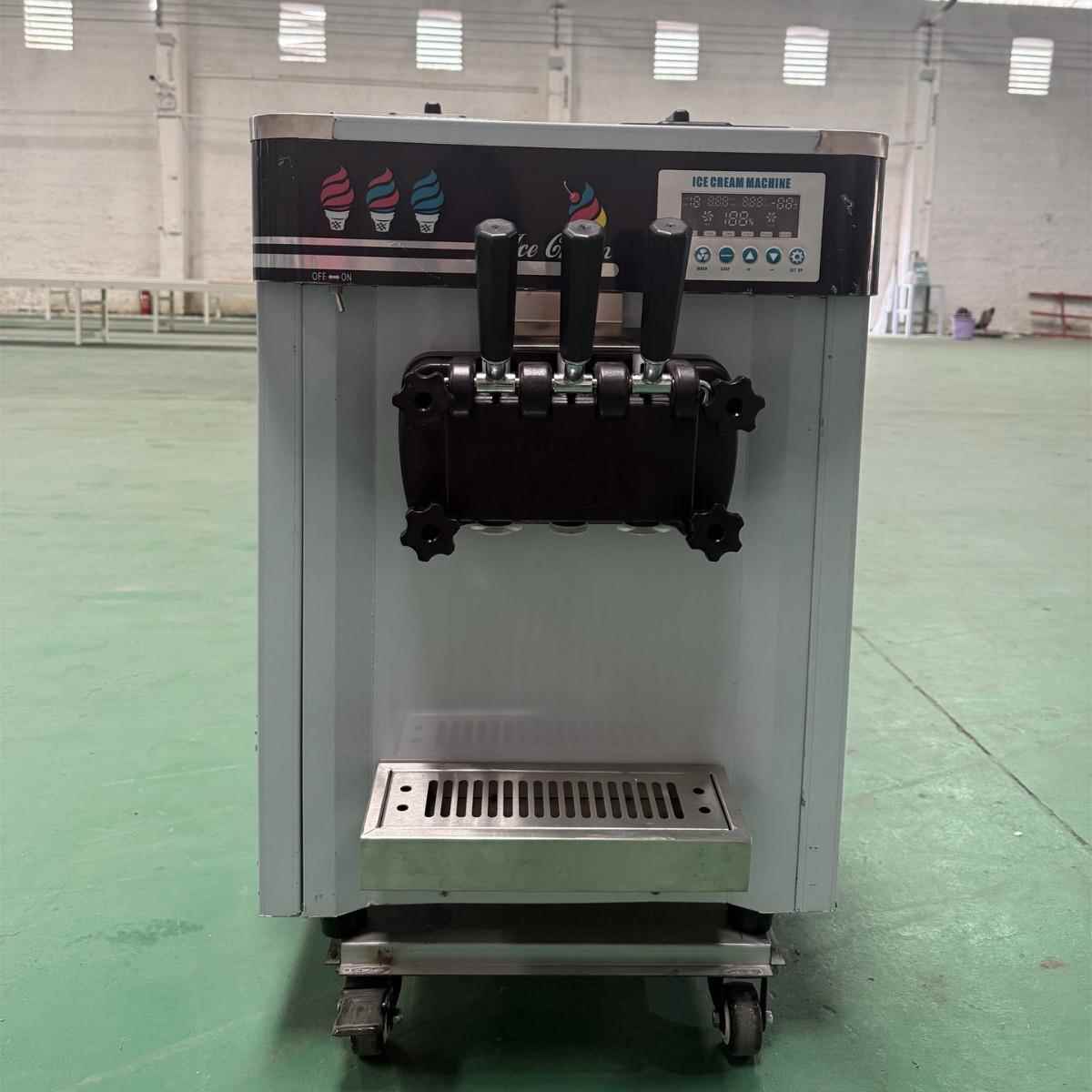 淋机商冰600用摆冰激凌机台式带全自动连续凝冻淇机冰激淋摊奶浆