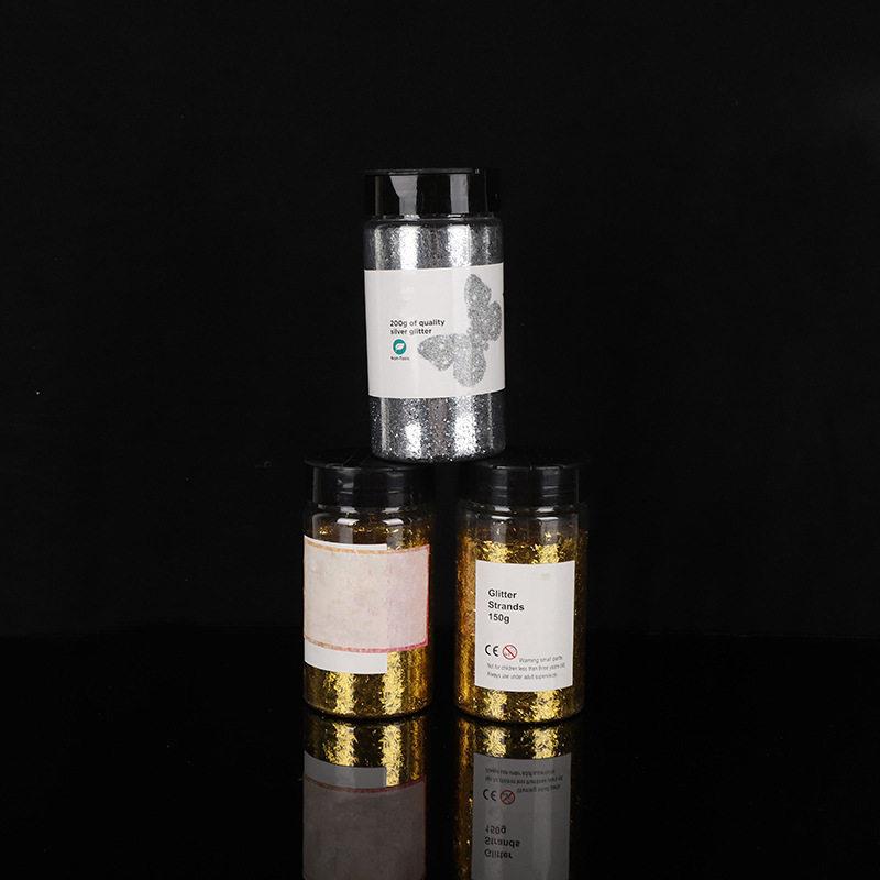 250克翻盖可撒粉装金葱粉DIY饰品闪光粉手工金粉材料幻彩炫彩