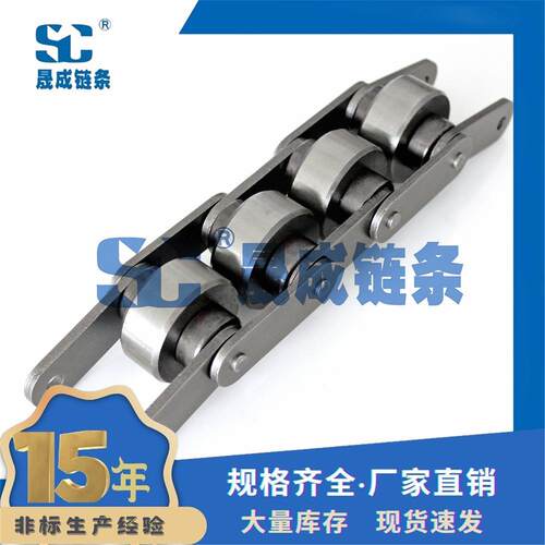 全碳钢BS25-C208A2.5倍速链条重载倍速输送链节距25.4