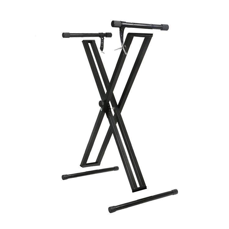 外贸款双管琴架 X型双管电子琴架 拆装琴架 键盘X琴架乐器配件