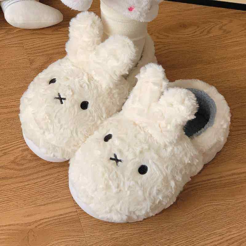 女式2025新款棉拖鞋可爱米菲兔女冬季外穿防滑厚底居家全包跟加绒,居家布艺,居家棉拖/棉鞋,淘宝优惠券,粉丝福利购,淘宝优惠卷