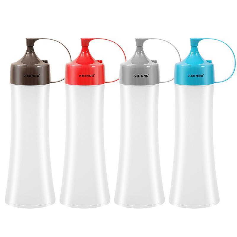 艾美诺厨房食品级调料瓶PE尖嘴奶油瓶沙拉酱果酱瓶挤酱瓶跨境供应