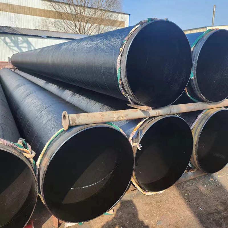 环氧煤沥青防腐钢管三布四油两油一布 五大口径IPN8710排污水管道