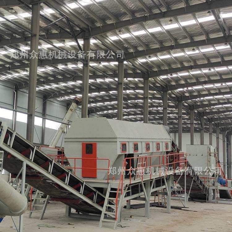 众惠建筑垃圾分类设备渣土废弃料分拣机器改造拆迁垃圾分选生产线