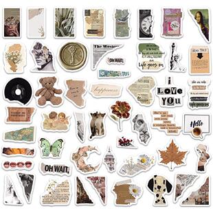Retro Aesthetic Stickers Graffiti Vintage 50pcs Vsco