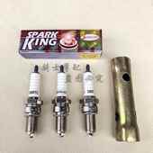 适用钱江摩托车QJ125火花塞QJ150火花塞D8RTC电喷火花塞点火咀