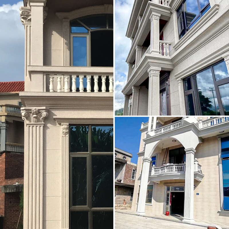 新款方形别墅加厚子柱柱大门模具建筑模板罗马柱四方身配件柱装饰