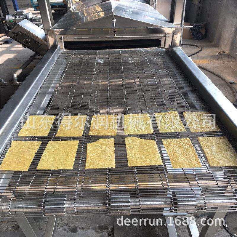 鲜豆皮油炸机 东北豆制品油炸加工设备 炸油皮机器 自动分区控温