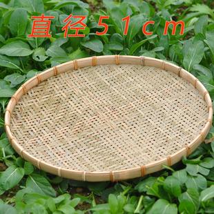 竹编特色用邮竹筐竹制品大号筛子手工有竹簸箕包竹篮小农家圆形