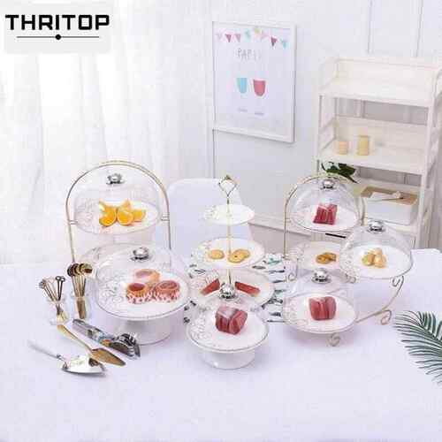 Wedding dessert, table decoration, European style ceramic ca