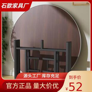 大圆桌家用10人饭桌加厚饭桌子圆桌面餐桌子宴会吃饭桌子加转盘