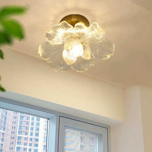 花瓣过道灯走廊现代简约阳台灯楼梯衣帽间入户玄关吸顶灯具casagd