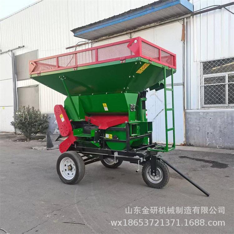 粮食去皮脱粒设备移动式自动上料玉米脱粒机农业大型棒子打粒机